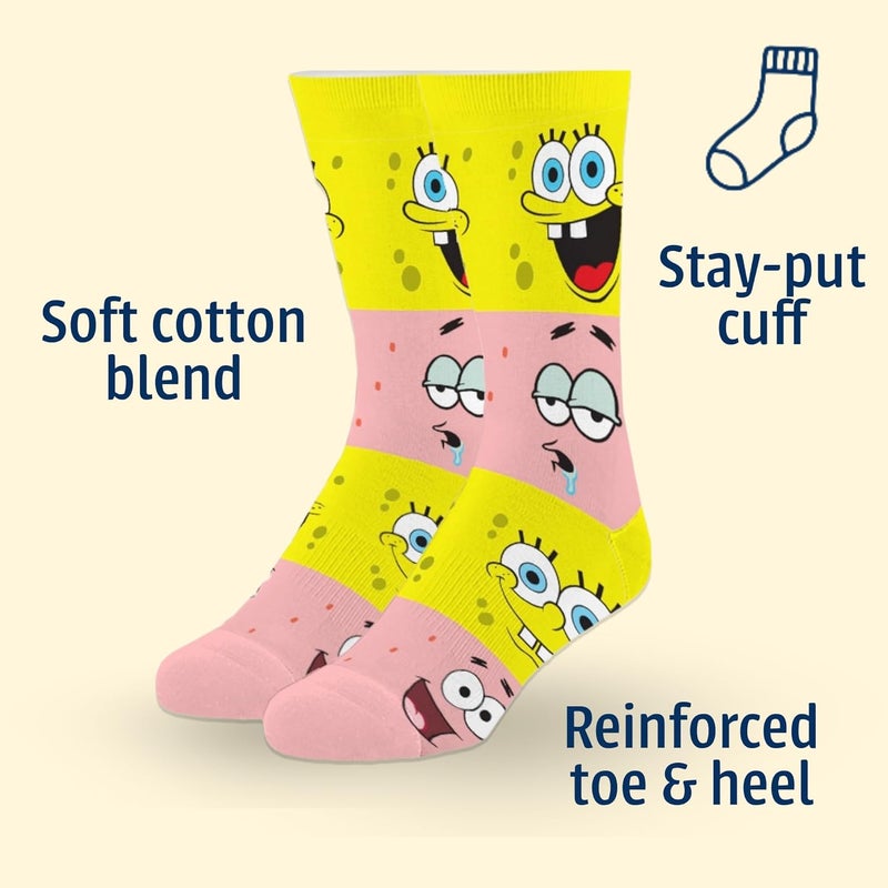 Odd Sox – Big Kids 8-Pack Novelty Themed Crew Socks Bundle-Shoe Sizes 3–5 –Soft, Comfortable, Great Durable Gift for Kids - Image 3